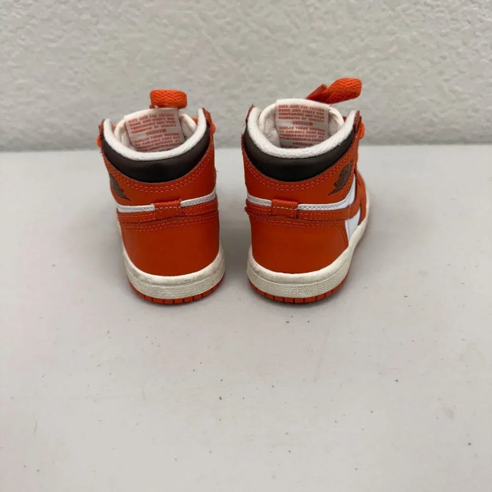 Nike Jordan 1 Retro High OG Starfish Sneakers Shoes CU0450-101 Infant Baby sz 5C